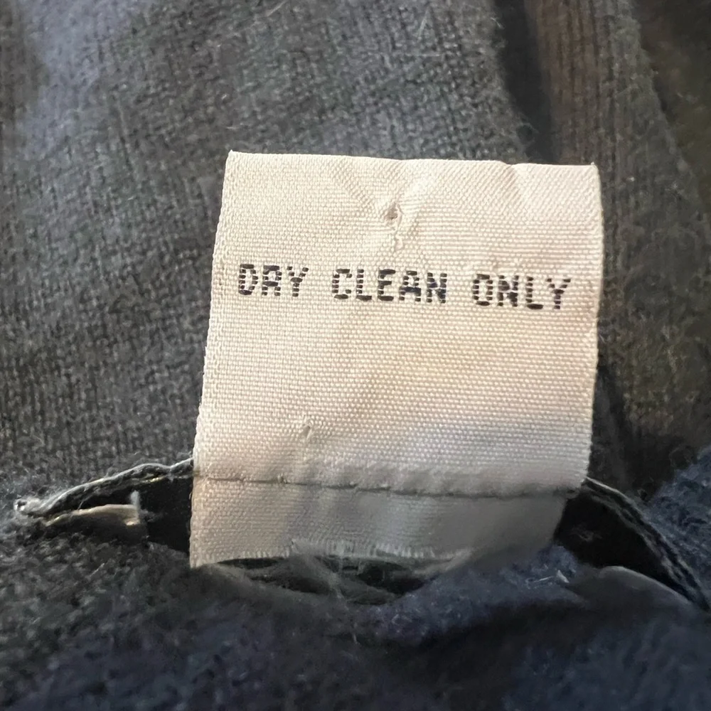 Oliver Perry 100% Cashmere V‎ Neck Pullover Sweater Gray Layering Grandpa